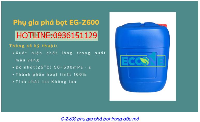 G-Z-600 phụ gia phá bọt trong dầu mỏ